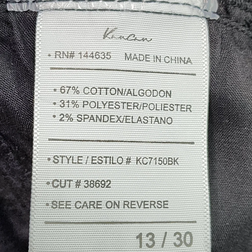 Kancan Women's Cotton Blend High Rise Flare Jeans - 30 - Picture 8 of 8